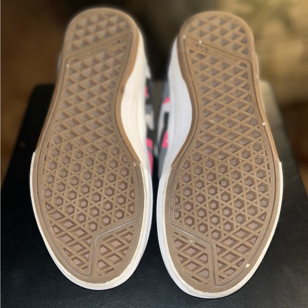 Vans Kyle Walker Pro Skateboard Shoes Men’s Size 4 Black White Pink Camo - Picture 12 of 15